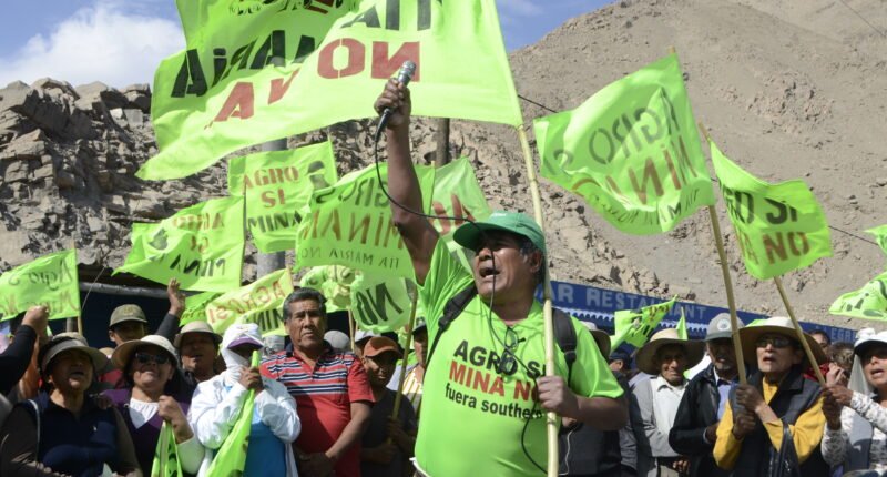 Tambo: convocan paro de 72 horas contra Tía María