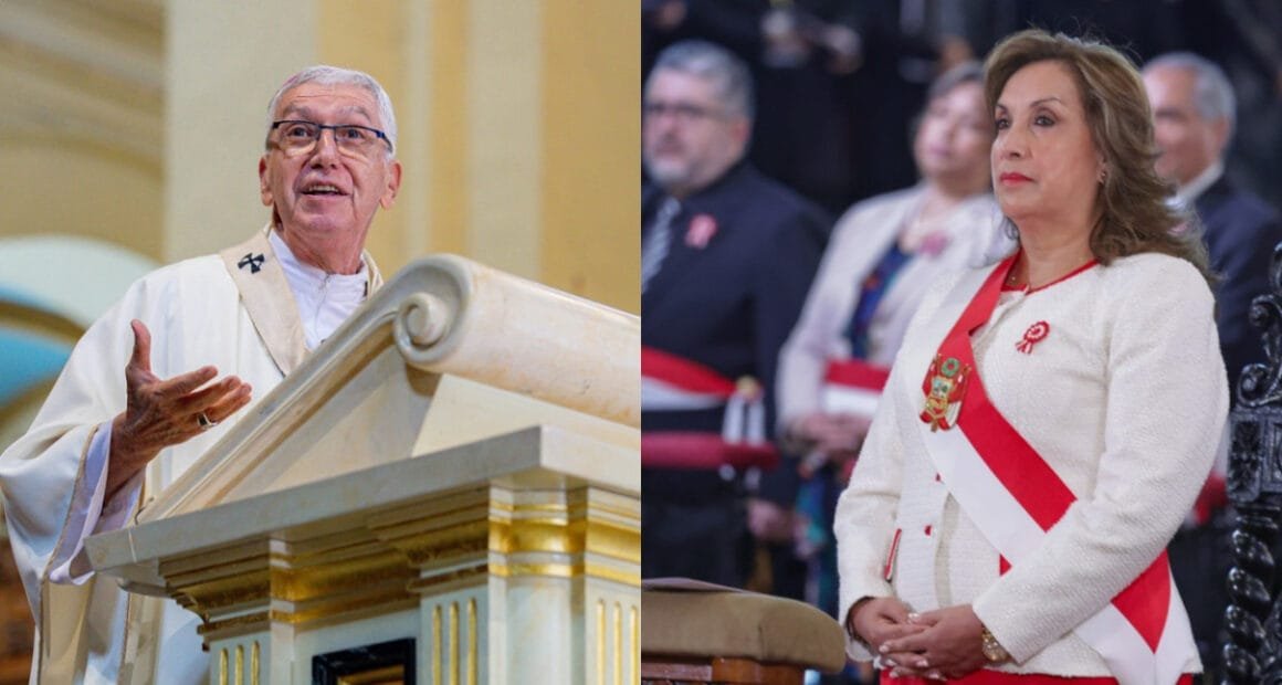 Cardenal Castillo hizo duras críticas a Dina Boluarte