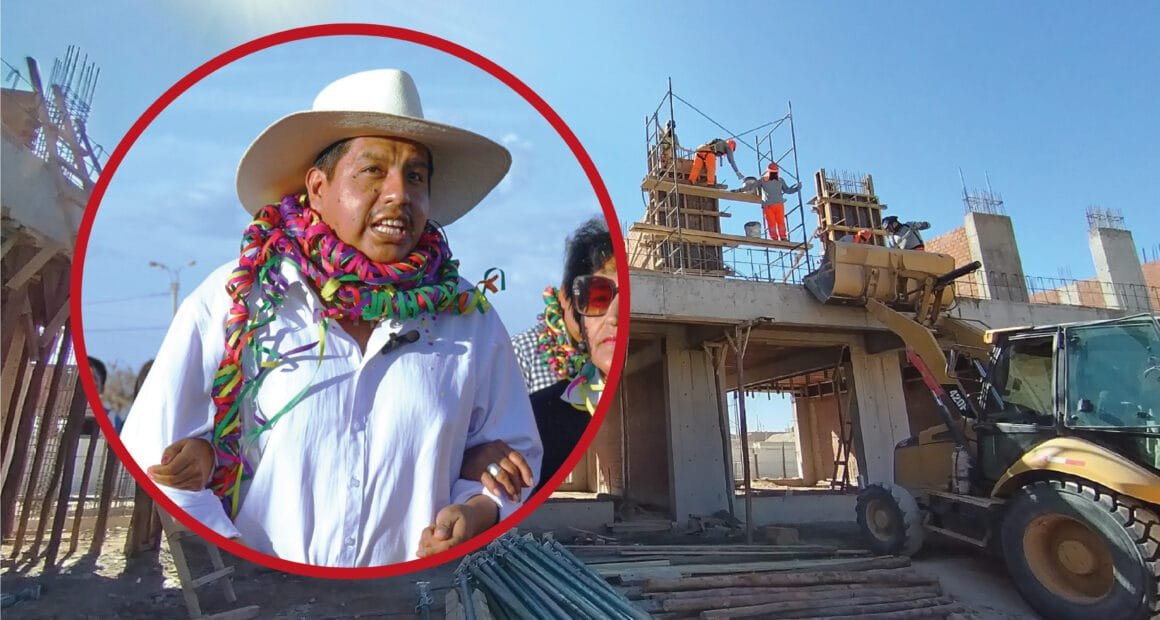 Obra escolar en Majes presenta fallas en construcción