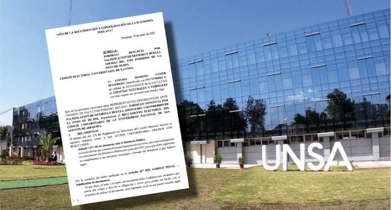 Denuncian falsificación en elecciones de la UNSA 