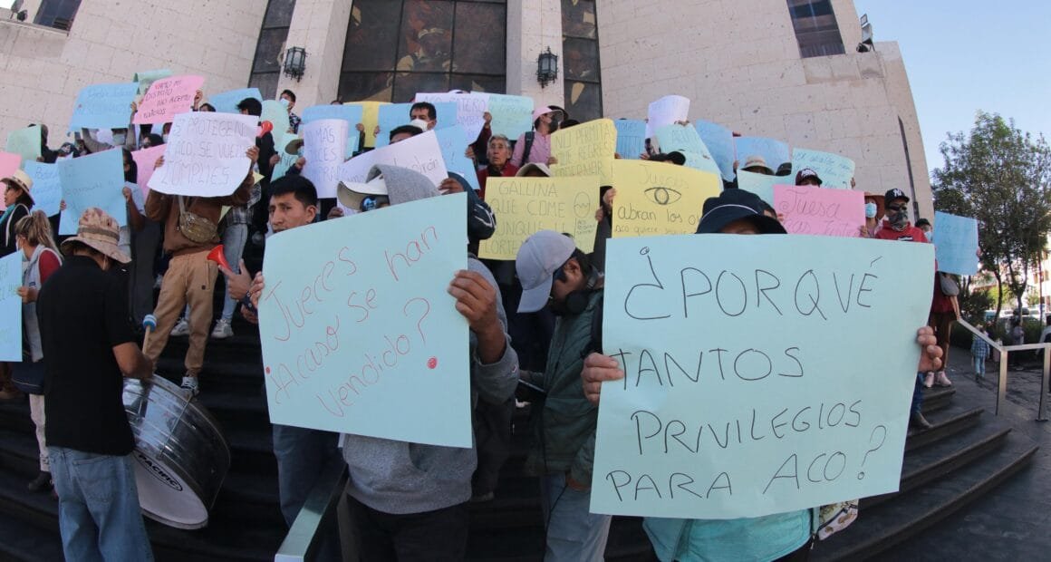 Vecinos de Yarabamba exigen sanción para exalcalde Aco Linares