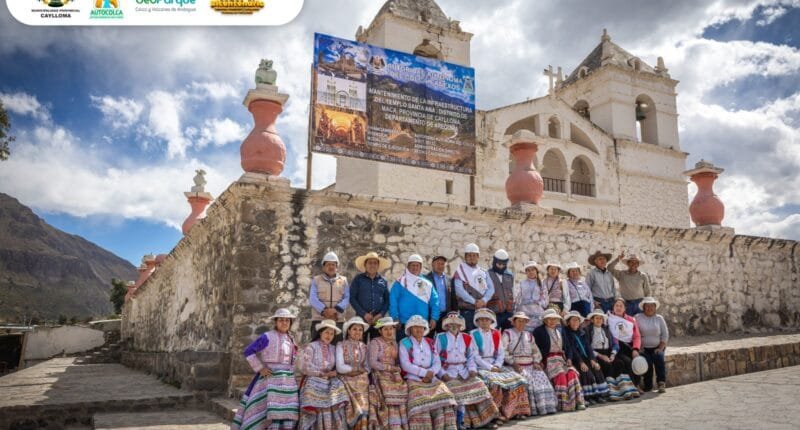 Inician mantenimiento del templo Santa Ana en Maca