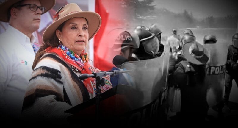 Dina Boluarte es rechazada durante visita a Huancayo