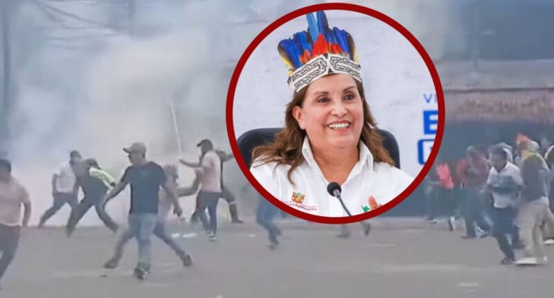 Enfrentamientos en Iquitos por visita de Boluarte