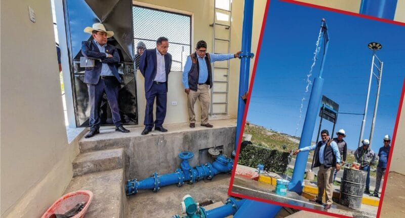 Yarabamba avanza con agua potable en anexos rurales