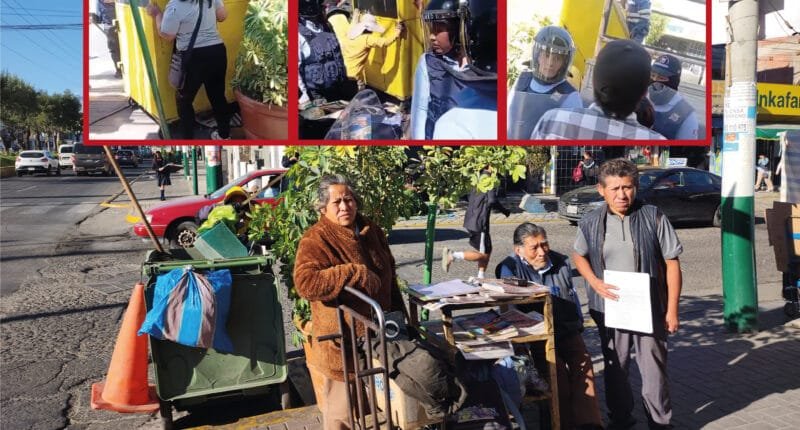 Socabaya: comuna ejecuta violento operativo contra canillita