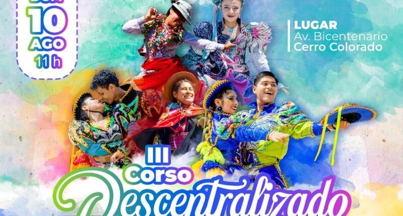 Arequipa vivirá un estallido cultural en su III Corso Descentralizado
