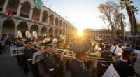 Banda sinfónica bolognesina brilló en homenaje a Arequipa
