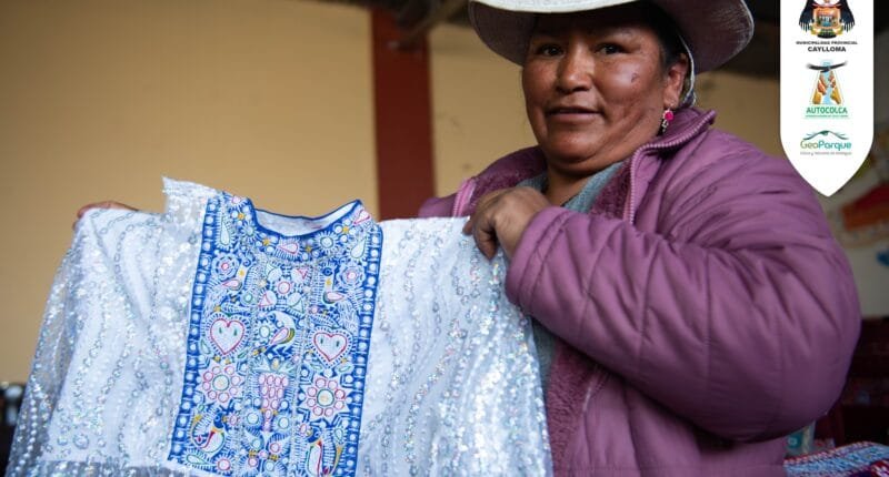 Clausuran programa de bordados del Colca en Caylloma