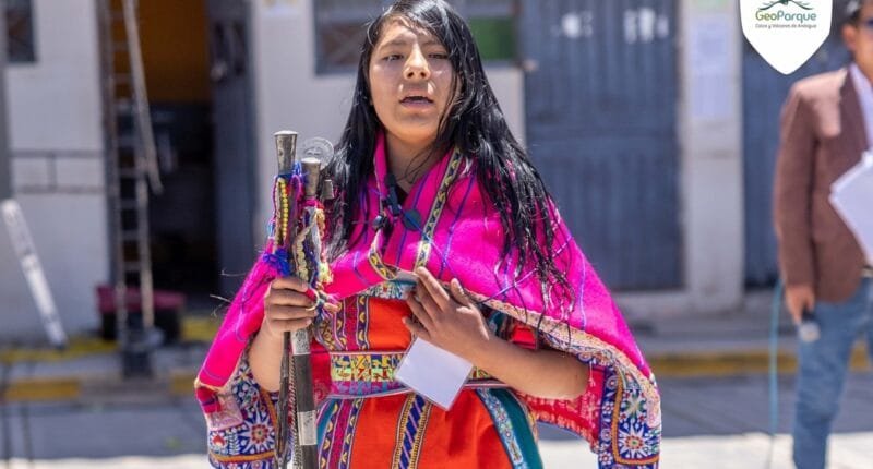 Jennifer, la jovencita que encarnará a la Doncella del Ampato, tiene origen cabana