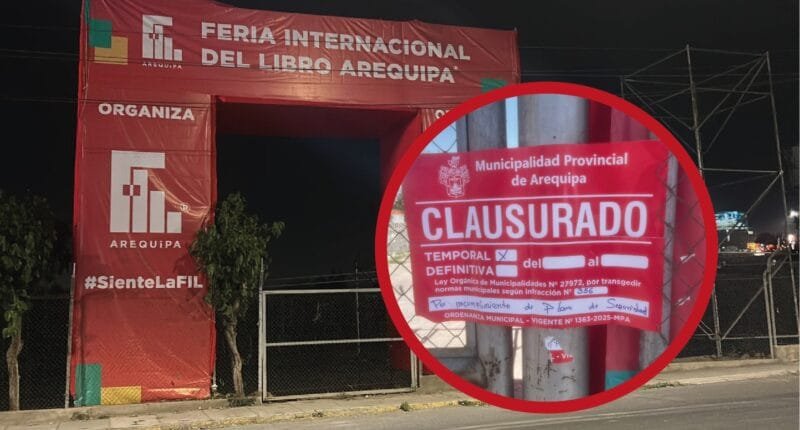 Clausuran la FIL Arequipa tras detectar riesgo eléctrico, pero organizadores acusan arbitrariedades