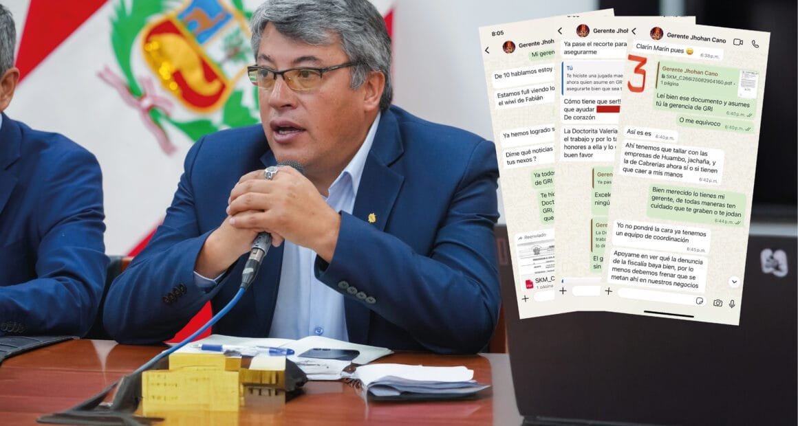 Chats de WhatsApp revelan presunta red de corrupción en el Gobierno Regional de Arequipa