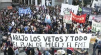 Argentina: protestas y Congreso desafían a Javier Milei