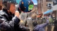 Phillip Butters enfrenta furia ciudadana y huye escoltado en Juliaca