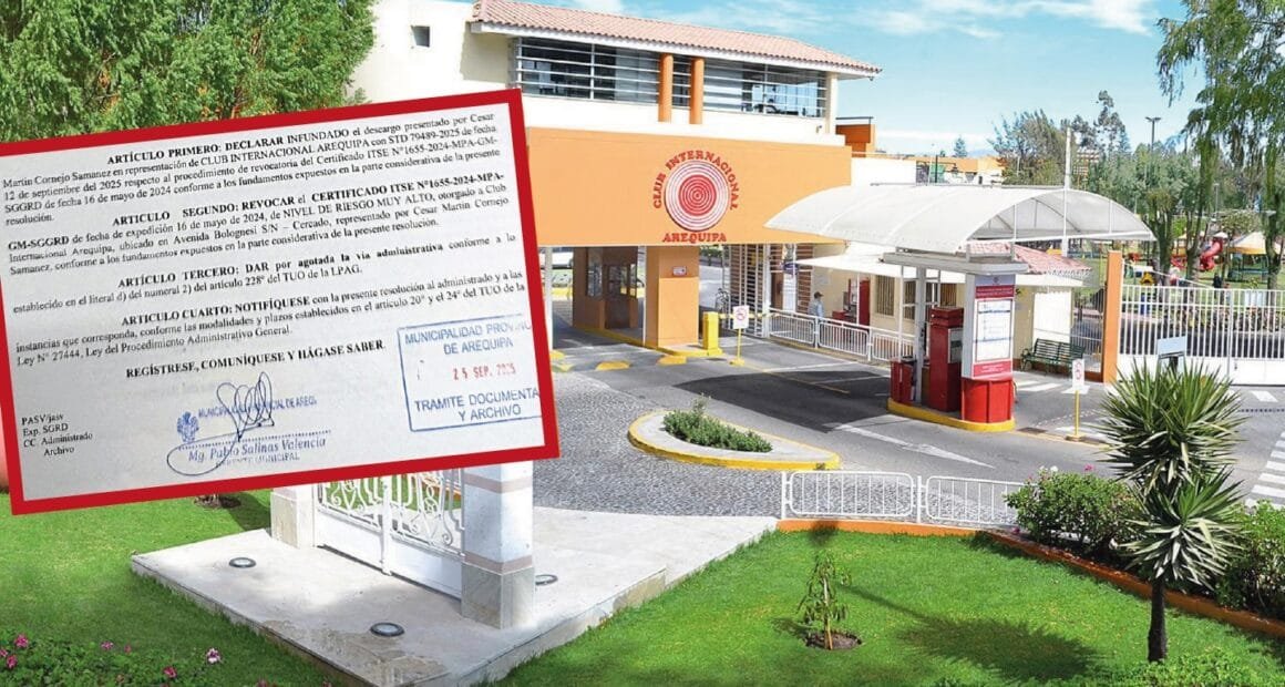 MPA revoca certificado de seguridad al Club Internacional