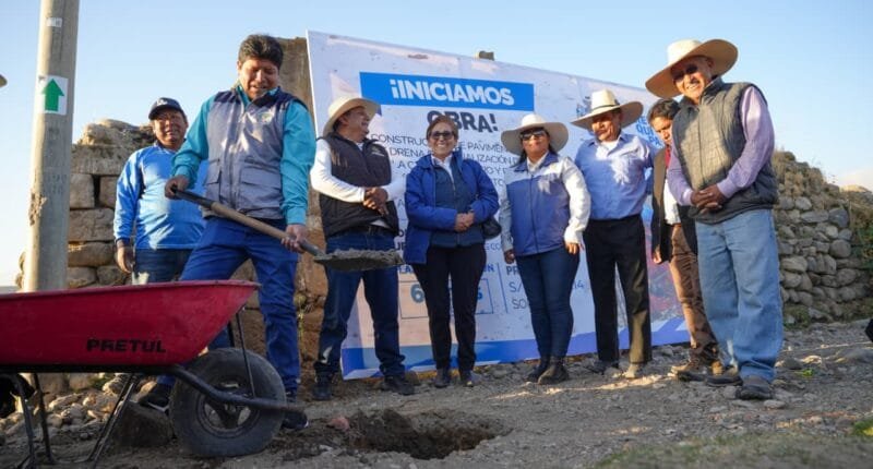 Municipalidad de Arequipa arranca obra vial en Pocsi