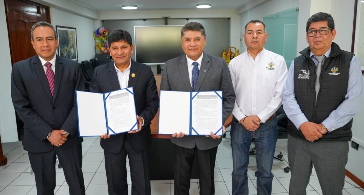 MPA y GRA firman convenio para proyecto “Vía del Loncco”