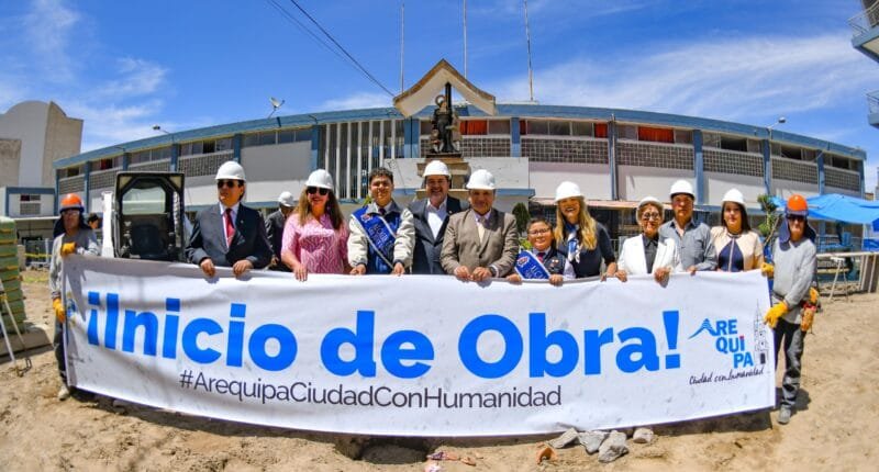 Municipalidad de Arequipa impulsa moderna obra deportiva escolar