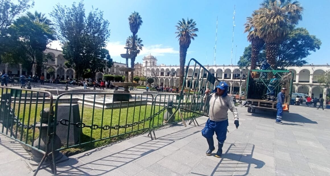 Arequipa colocará vallas en la Plaza de Armas por Halloween