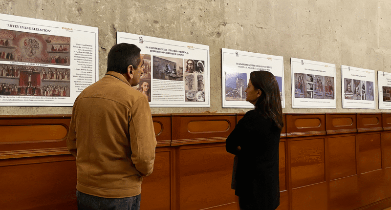 Museo muestra restauración de pinturas virreinales de Lari