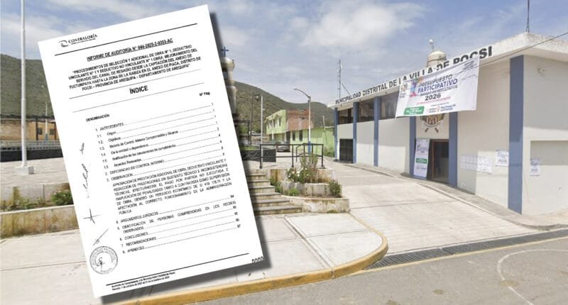 Contraloría revela fraude en obras de Pocsi