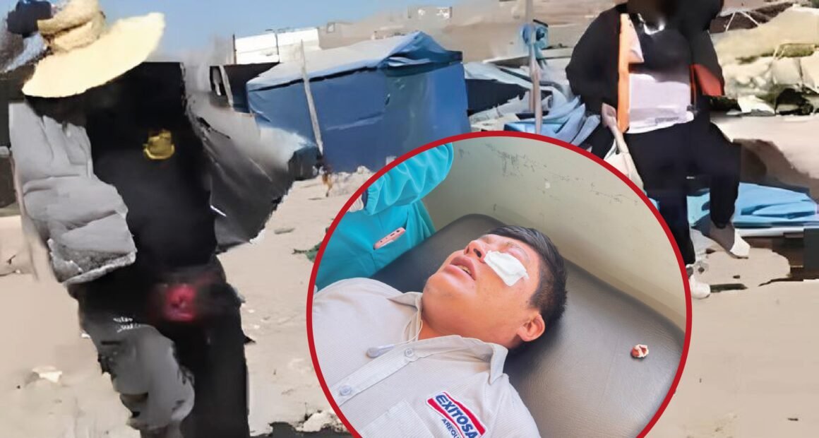 Delincuentes dejan mal herido a periodista que cubría conflicto por terrenos en Yura