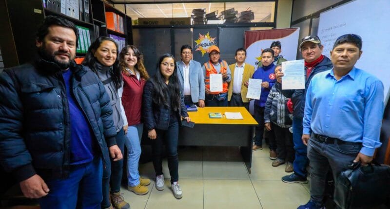 Obreros protestan en el GRA por paralización de la obra en Sabandía