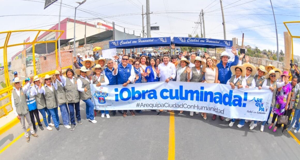 MPA entrega puente Gunther y vías adoquinadas en La Victoria