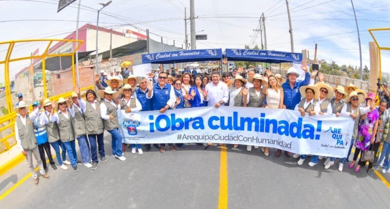 MPA entrega puente Gunther y vías adoquinadas en La Victoria