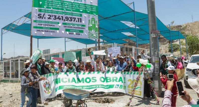 Paucarpata impulsa dos obras en Nueva Alborada y Texas 2000