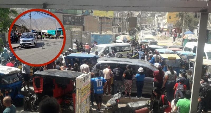 Asesinan a colectivero en Chosica pese a emergencia en Lima