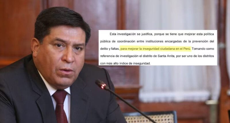 Tesis de ministro Tiburcio plantea "mejorar la inseguridad ciudadana"
