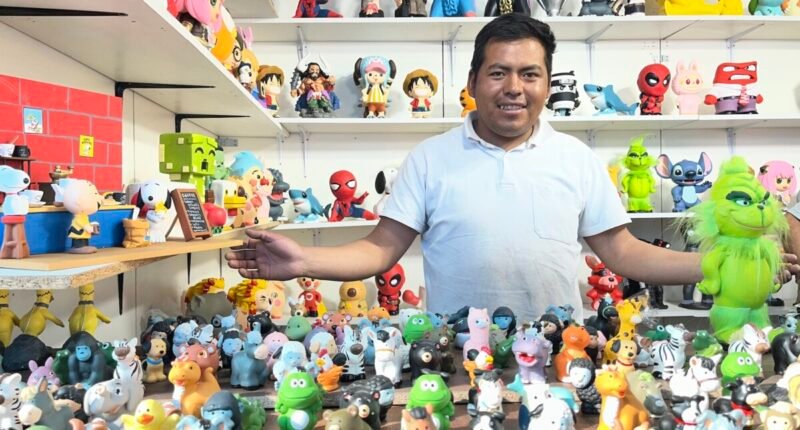 Alcancías Disney: arte familiar de Puno que conquista ferias del Perú