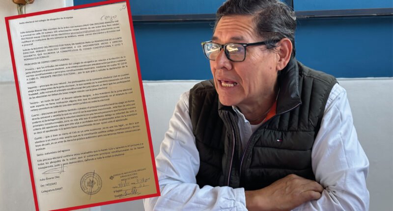 Abogado pide anular elecciones elecciones del CAA 