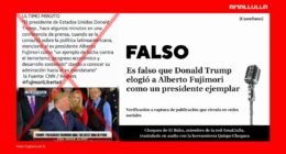 Es falso que Donald Trump elogió a Alberto Fujimori como un presidente ejemplar