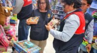 Bustamante incauta juguetes tóxicos en operativo navideño