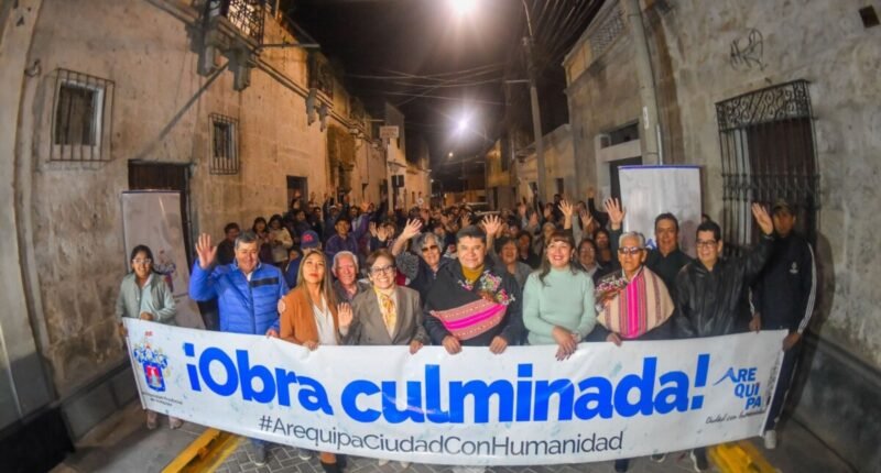 Comuna provincial inaugura obras en barrios del Cercado