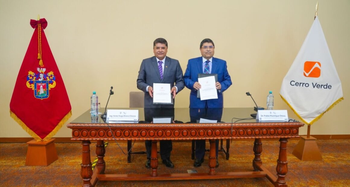 Firman convenio para moderno intercambio vial en Arequipa