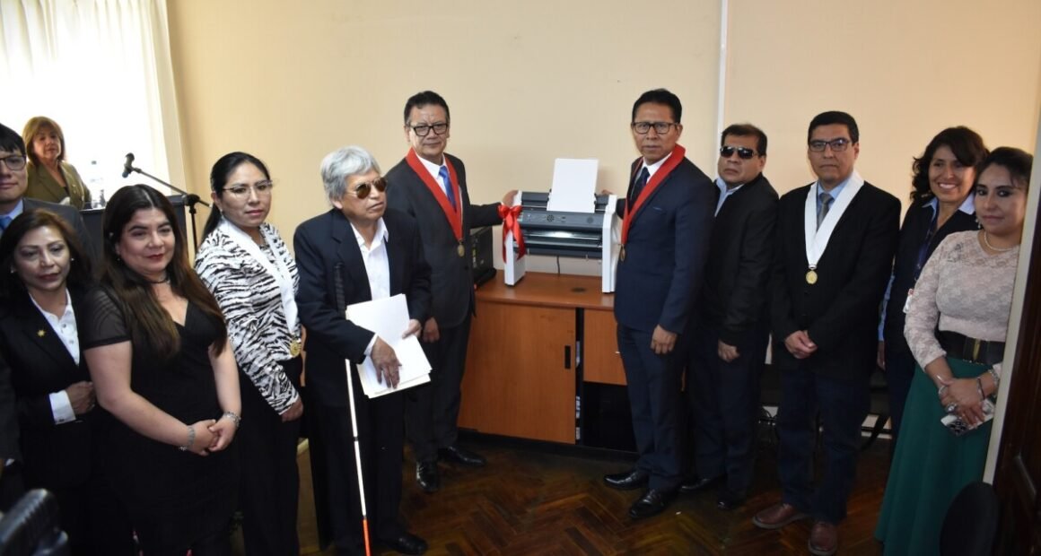 CSJ de Arequipa incorpora notificaciones judiciales en Braille
