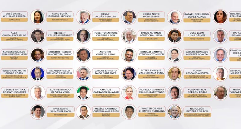 Estos son los 35 partidos con formulas presidenciales inscritas ante el JNE