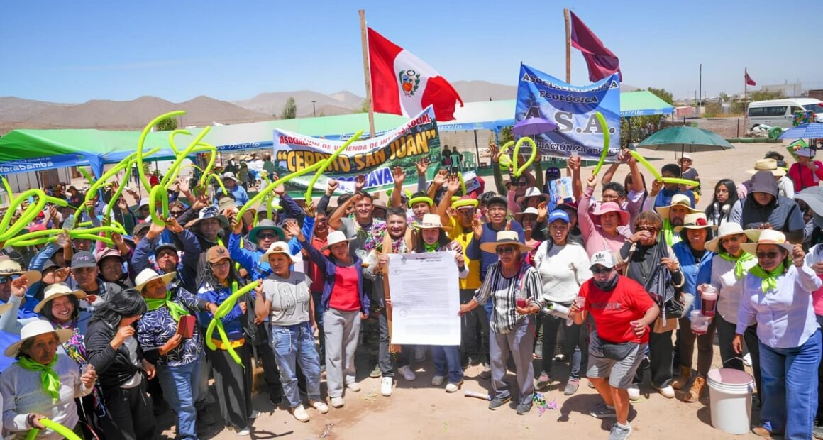 Yarabamba y Mollebaya avanzan hacia la formalización