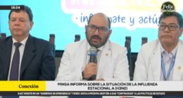 Minsa detecta dos casos de gripe H3N2 y descarta pandemia