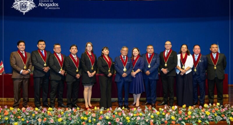 Colegio de Abogados de Arequipa juramentó a su Junta Directiva 2026–2027