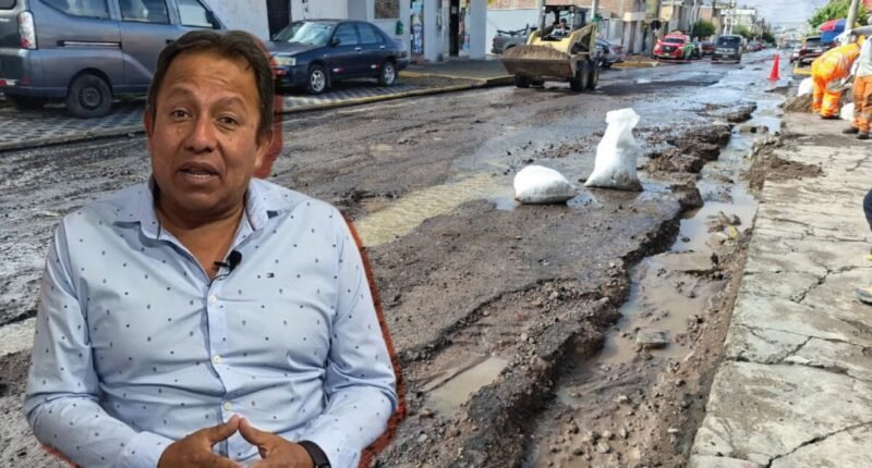 Lluvias destrozan obra inconclusa en Alto Selva Alegre 