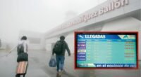 Neblina y lluvias paraliza aeropuerto de Arequipa