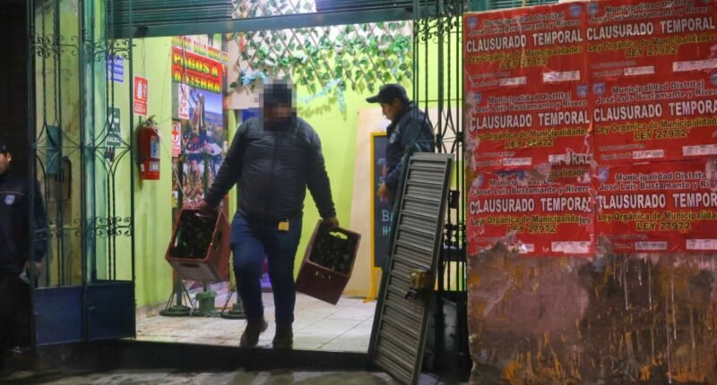 Municipio de Bustamante cierra cantina ilegal y refuerza control en el distrito