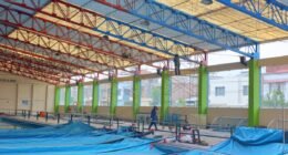 Comuna de Bustamante avanza en renovación de piscina municipal