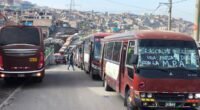 Transporte urbano vuelve a paralizarse en Paucarpata