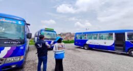 Fiscalización de la MPA revela fallas en buses de Socabaya
