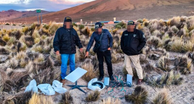 Detectan antena de internet Starlink cerca a penal de Challapalca